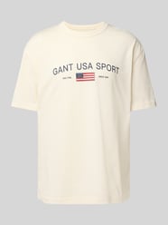 T-Shirt mit Label-Print von Gant - 5