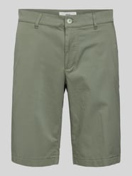 Regular Fit Chino-Shorts mit Gesäßtaschen Modell 'BOZEN' von Brax Grün - 1