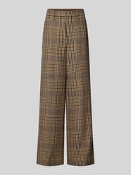 Wide Fit Stoffhose aus reiner Schurwolle von Luisa Cerano Beige - 35