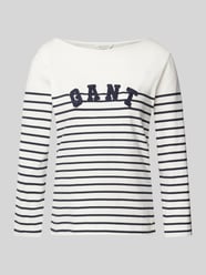 Longsleeve mit Rundhalsausschnitt von Gant Blau - 37