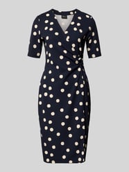 Getailleerde midi-jurk in wikkellook van s.Oliver BLACK LABEL - 4