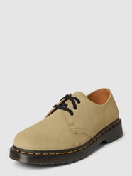 Schnürschuhe aus Veloursleder Modell '1461' von Dr.Martens Grün - 7
