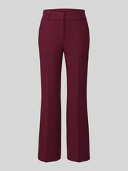 Wijdte broek van viscosemix model 'RITA' van Selected Bordeaux - 23