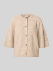 Strickjacke mit Knopfleiste Modell 'Astrid' von FREE/QUENT Beige - 18