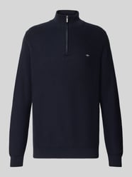 Strickpullover mit Troyer-Kragen von Fynch-Hatton - 30