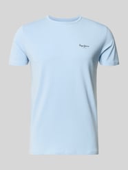 t-shirt o kroju slim fit z mieszanki bawełny model 'ORIGINAL BASIC 3N' od Pepe Jeans - 18