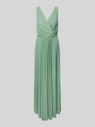 Abendkleid mit Raffungen und V-Ausschnitt von Christian Berg Cocktail - 7