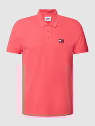 Poloshirt met labeldetail van Tommy Jeans Roze - 48