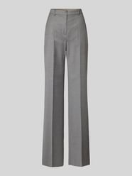 Straight Fit Stoffhose aus Schurwoll-Mix von Max Mara Studio Grau - 1