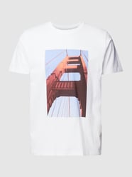 T-shirt met motiefprint van Esprit Wit - 35