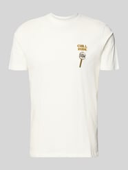 Regular fit T-shirt met statement-stitching Model 'Kameron' van Blend - 21