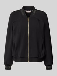 Bluza rozpinana o kroju relaxed fit z zamkiem błyskawicznym od LIU JO SPORT - 17