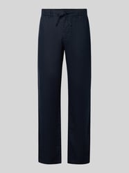 Regular Fit Leinenhose mit elastischem Bund von GANT - 10