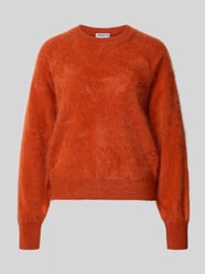 sweter w kroju regular fit z czystego kaszmiru od Jake*s Casual - 8