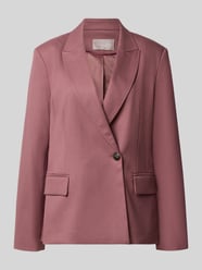 Oversized Blazer mit Viskose-Anteil von Christian Berg Woman Selection Pink - 17
