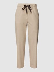 Stoffhose mit elastischem Bund von Marc O'Polo Beige - 35