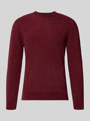 Regular Fit Strickpullover aus Baumwoll-Mix von Tom Tailor Bordeaux - 7