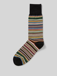 Socken mit Strukturmuster Modell 'SIGNATURE' von PAUL SMITH Schwarz - 14