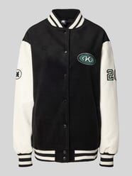 College-Jacke mit Label- und Motiv-Stitchings von Karo Kauer - 2