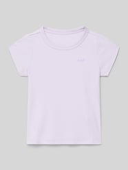T-shirt w kroju regular fit z haftowanym logo od Abercrombie&Fitch - 4