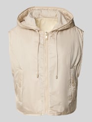 Kamizelka o pudełkowym kroju z bocznymi listwami guzikowymi model ‘LEVANTE’ od Weekend Max Mara - 12