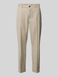 Stoffen broek met Franse steekzakken van Les Deux Beige - 16