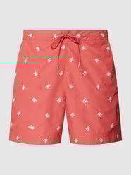 Badehose mit Label-Stitching von Tommy Hilfiger Rosa - 47
