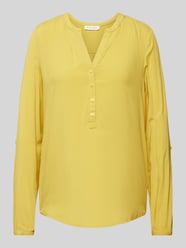 Bluzka z dekoltem serafino od Christian Berg Woman Żółty - 45