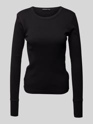 Longsleeve mit Rundhalsausschnitt Modell 'NURIT' von Drykorn Schwarz - 25