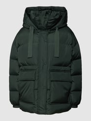 Kurtka puchowa o kroju oversized ze stójką od Marc O'Polo Zielony - 37