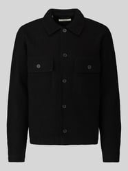 Hemdjacke aus Wolle mit Brusttaschen von Selected - 12