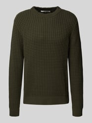 Regular Fit Strickpullover aus reiner Baumwolle Modell 'TOM' von Selected - 38