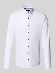Super slim fit zakelijk overhemd met knoopsluiting van OLYMP No. Six - 2