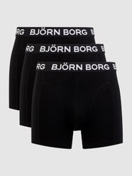 Perfect Fit Trunks mit Stretch-Anteil im 3er-Pack  von Björn Borg Schwarz - 6