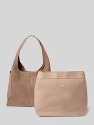 Shopper aus Rindsleder Modell 'Alltime Lover Suede' von Hey Marly Beige - 15