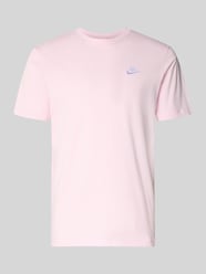 T-shirt z przeszyciem z logo od Nike Fuksjowy - 20