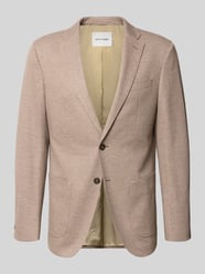Drobno fakturowana marynarka na 2 guziki o kroju slim fit model 'Michel' od Pierre Cardin - 48