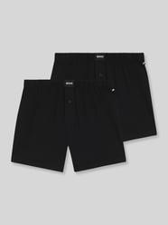 regular fit boxershort van katoenmix model '2P JERSEY BOXER' van BOSS - 15