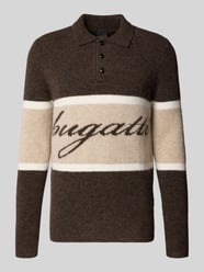Slim Fit Pullover mit Woll-Anteil von bugatti - 39