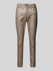 Slim Fit Jeans im 5-Pocket-Design Modell 'Emily' von OPUS Beige - 48