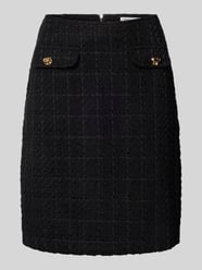 Knielange rok in bouclélook van Christian Berg Woman - 2