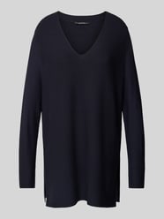 Oversized gebreide pullover met V-hals van comma - 18