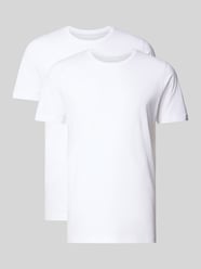 T-Shirt aus Baumwolle mit Rundhalsausschnitt von bugatti - 3