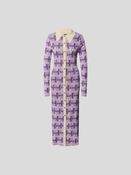 Midikleid mit Allover-Label von Dodo bar Or Lila - 6