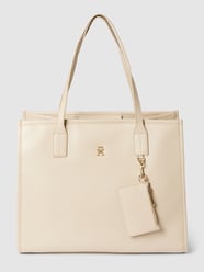 Handtasche mit Label-Applikation von Tommy Hilfiger Beige - 23