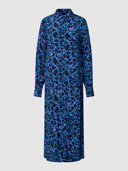 Blusenkleid mit Animal-Print Modell 'Marlas' von Part Two Blau - 30