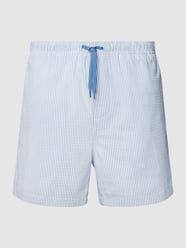 Badehose mit Streifenmuster Modell 'TED' von Only & Sons Blau - 5