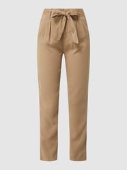 Bandplooibroek van lyocell, model 'Mia' van Vero Moda Wit - 21