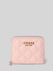 Portemonnee met doorgestikte naden, model 'GIULLY' van Guess - 7