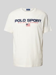 T-Shirt mit Label-Print von Polo Sport Beige - 39